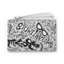 Girl With Vision Art - Clutch Bag